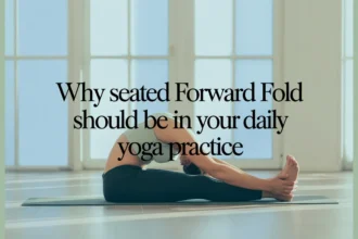 seated forward fold